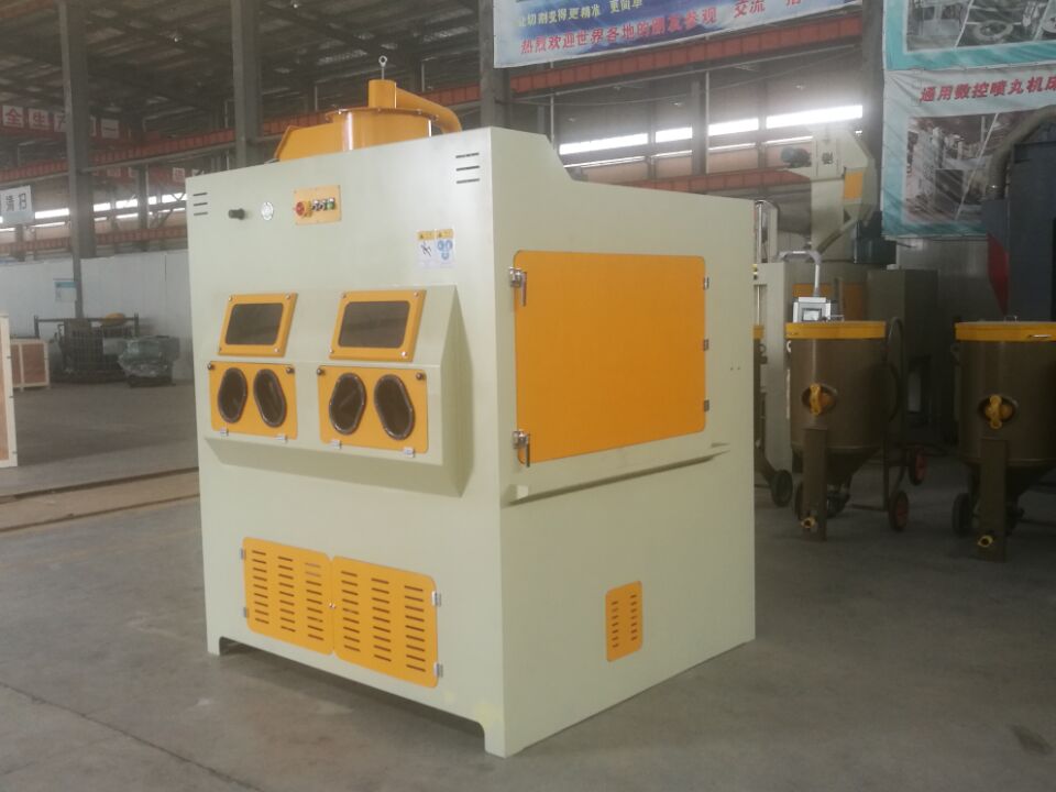 多工位手動轉(zhuǎn)臺噴砂機(jī)